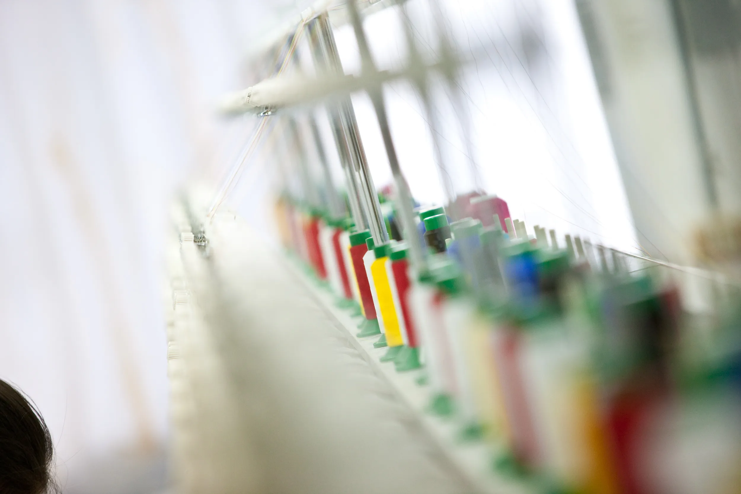 Detailed stitching work background