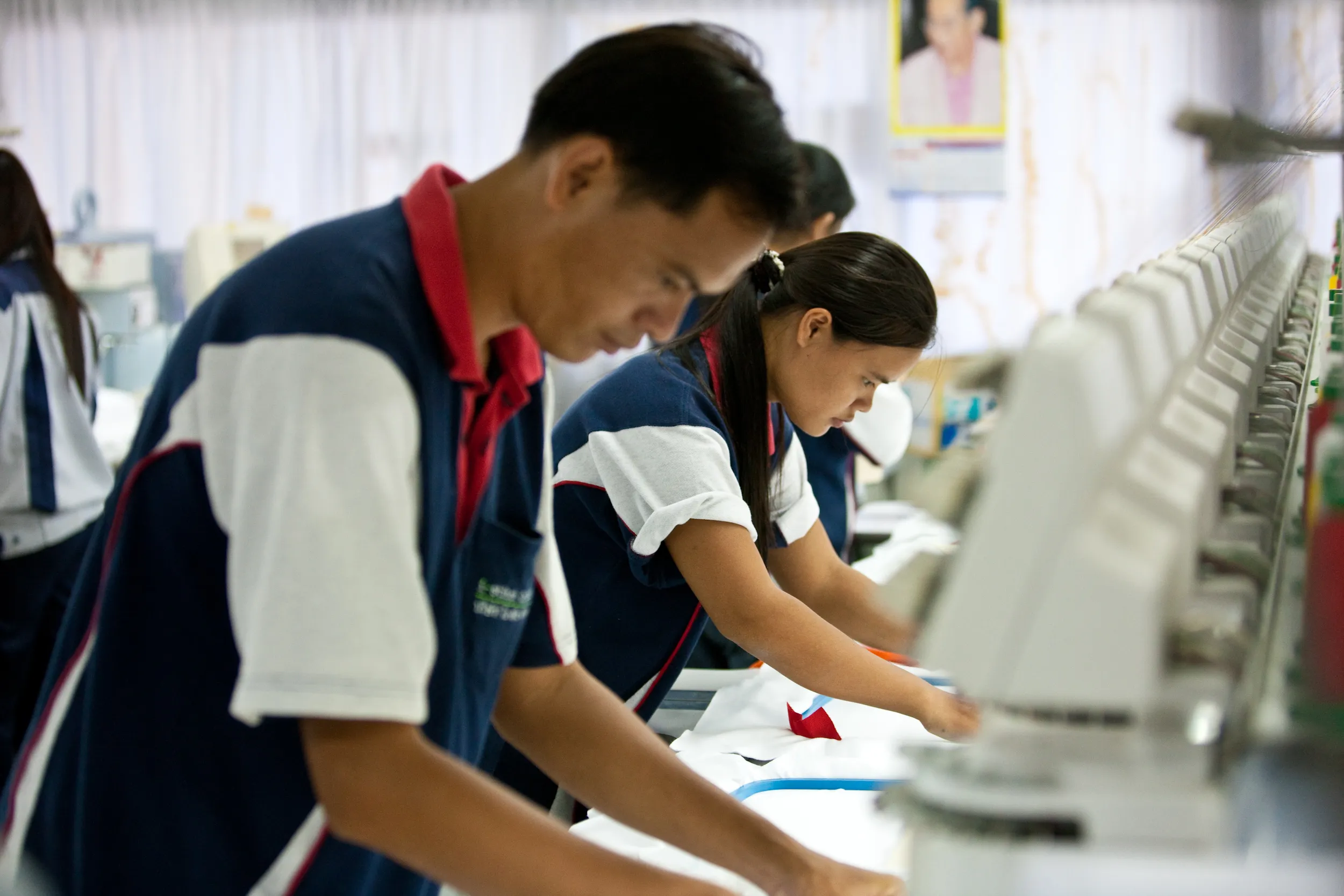 Detailed stitching work